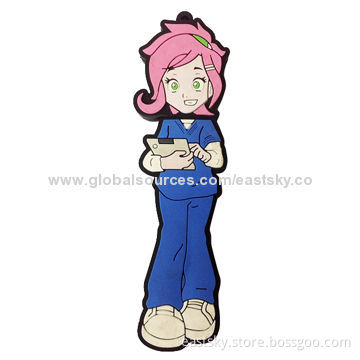 Custom Girl Shape USB drive, made of soft PVC material, OEM orders are welcomeNew